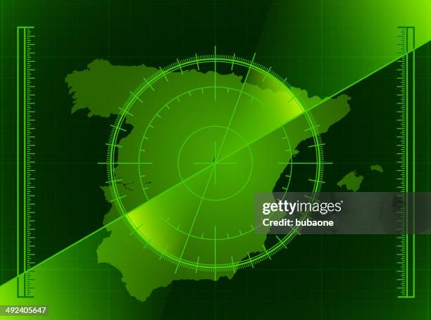 spain radar world map royalty free vector art - perpetual motion stock illustrations