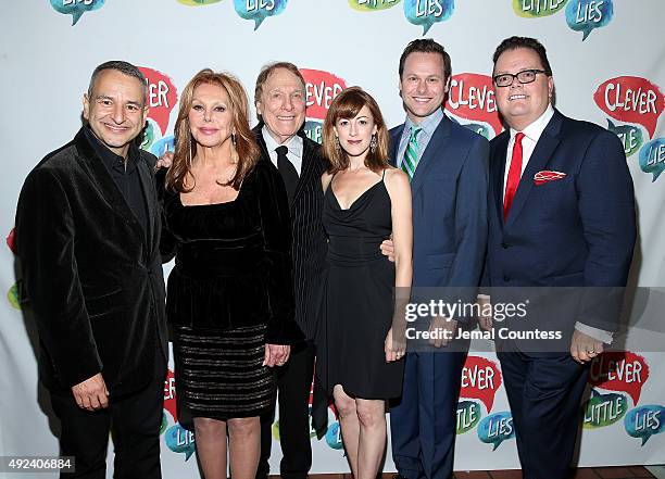 Playwright Joe DiPietro, actors Marlo Thomas, Greg Mullavey, Kate Wetherhead, George Merrick and director David Saint attend the opening night after...