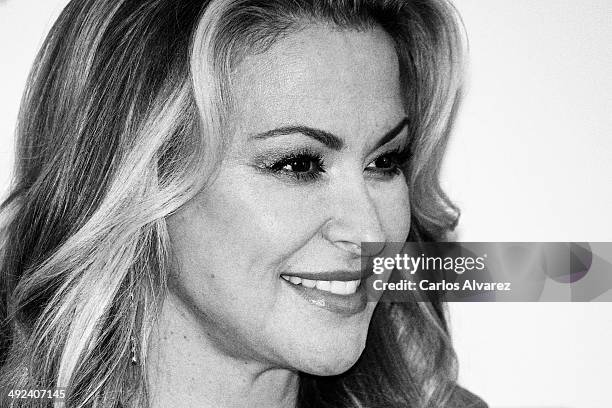 Singer Anastacia presents her new album "Resurrection" at the Asociacion Espanola Contra el Cancer on May 20, 2014 in Madrid, Spain.