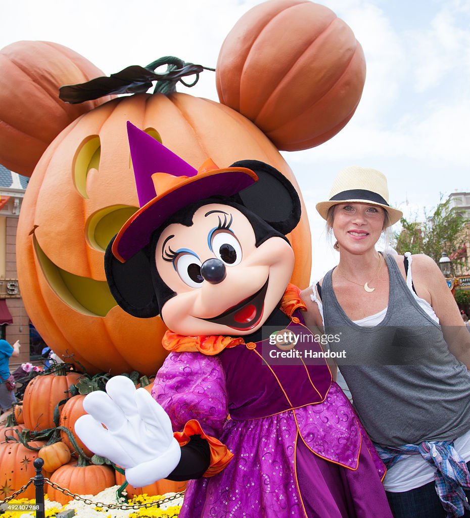 Christina Applegate And Daughter Celebrate "Halloween Time" at Disneyland