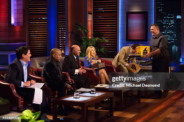 Episode 705" - In one of the most exciting moments of "Shark Tank" history, the ante is upped when the Sharks start to bid OVER the asking price for...