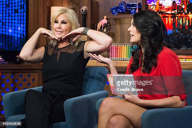 Pictured : Vicki Gunvalson and Cecily Strong --