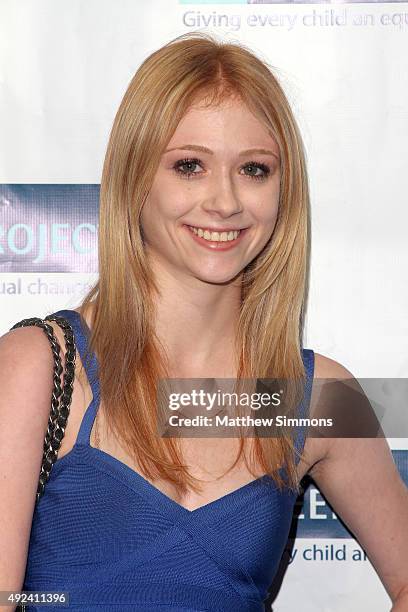 Actress Liliana Mumy attends the Teen Project's hollywood red carpet event at TCL Chinese 6 Theatres on October 12, 2015 in Hollywood, California.