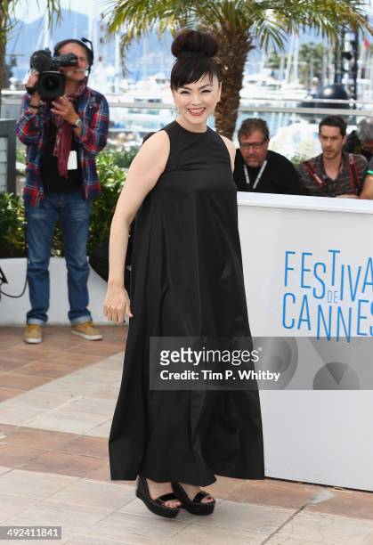 Actress Miyuki Matsuda attends the "Futatsume No Mado" photocall during the 67th Annual Cannes Film Festival on May 20, 2014 in Cannes, France.