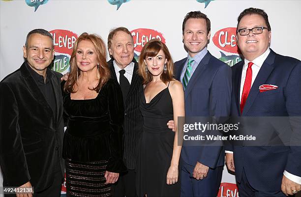 Playwright Joe DiPietro, actors Marlo Thomas, Greg Mullavey, Kate Wetherhead, George Merrick and director David Saint attend the Off-Broadway opening...