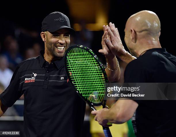 Agassi Smash Racket Mylan World Teamtennis Smash Hits Photos and Premium High Res Pictures ...