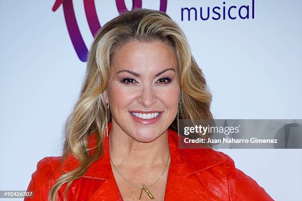 Singer Anastacia presents her new album 'Resurrection' at the Asociacion Espanola Contra el Cancer on May 20, 2014 in Madrid, Spain.