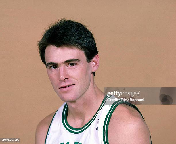 Rick Carlisle of the Boston Celtics poses for a headshot circa 1988 at the Boston Garden in Boston, Massachusetts. NOTE TO USER: User expressly...