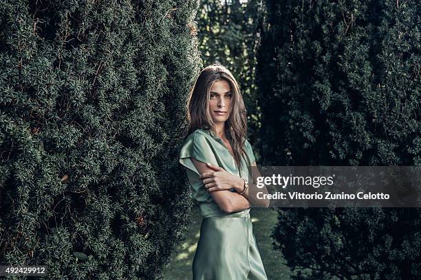 Model Elisa Sednaoui is photographed for Self Assignment on September 10, 2015 in Venice, Italy. Dress , Sandals , Watch .