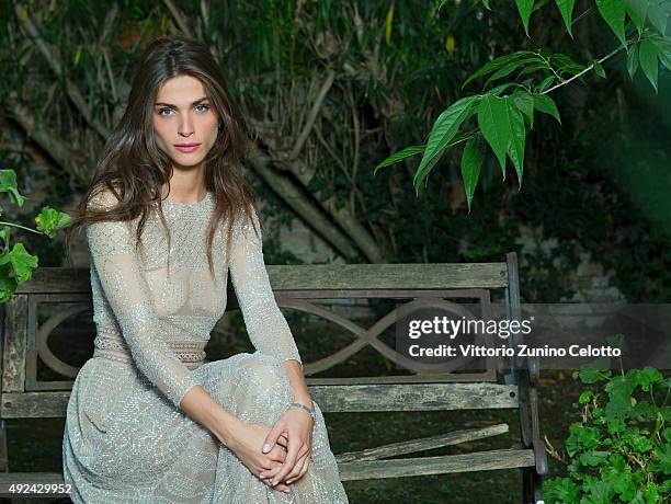 Model Elisa Sednaoui is photographed for Self Assignment on September 10, 2015 in Venice, Italy. Dress , Watch .