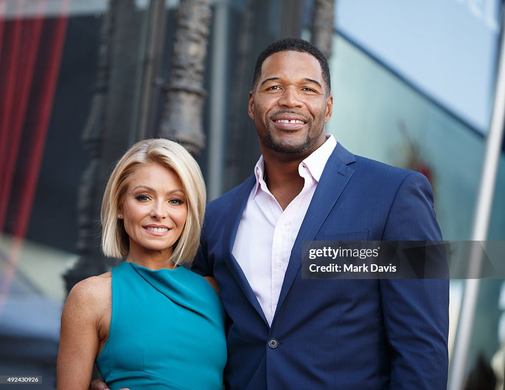 Kelly Ripa Honored With Star On The Hollywood Walk Of Fame
