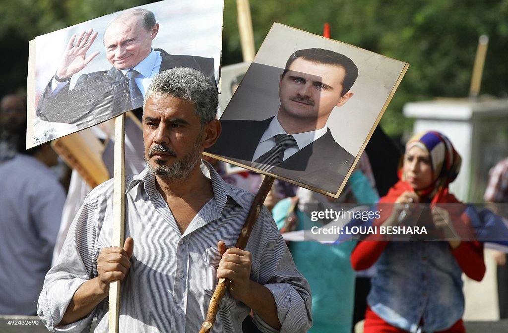 SYRIA-RUSSIA-CONFLICT-DAMASCUS-DEMONSTRATION