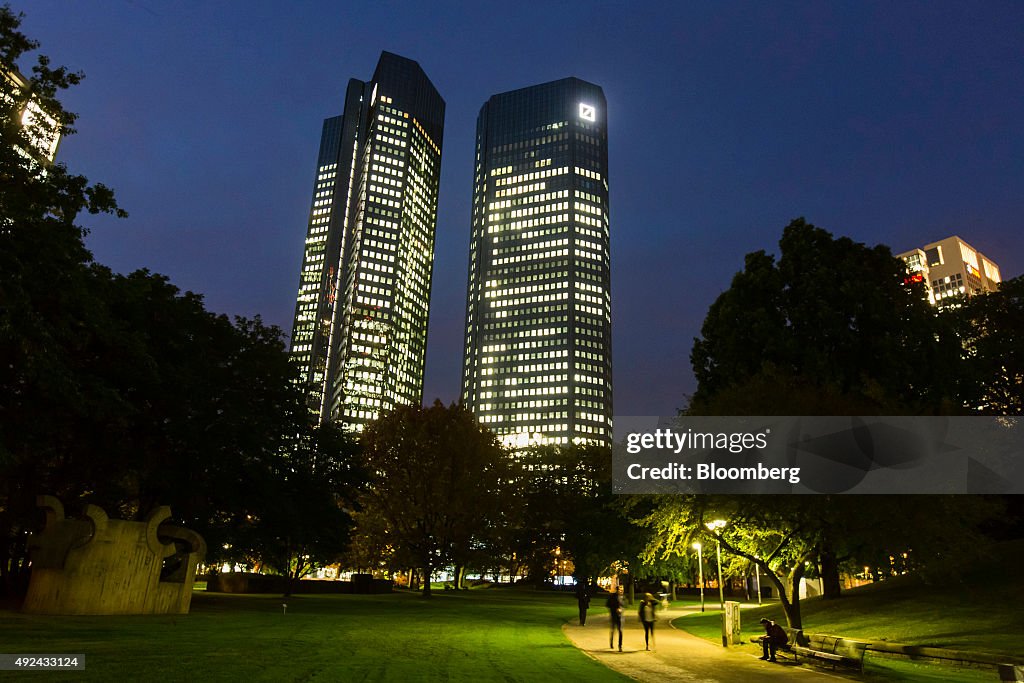 Deutsche Bank AG Headquarters And Branches Ahead Of Strategy Announcement