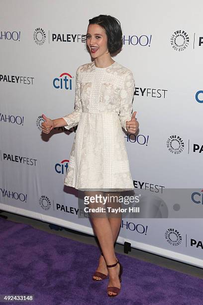 Julia Goldani Telles attends "The Affair" screening at PaleyFest New York 2015 at The Paley Center for Media on October 12, 2015 in New York City.