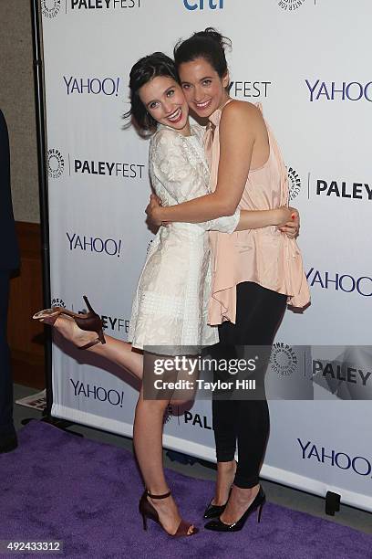 Julia Goldani Telles and Sarah Treem attend "The Affair" screening at PaleyFest New York 2015 at The Paley Center for Media on October 12, 2015 in...