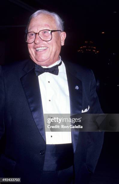 Veteran and actor Harold Russell attends the 10th Annual Media Access Awards on January 22, 1989 at the Beverly Hilton Hotel in Beverly Hills,...