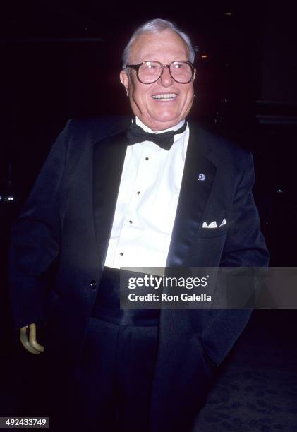 Veteran and actor Harold Russell attends the 10th Annual Media Access Awards on January 22, 1989 at the Beverly Hilton Hotel in Beverly Hills,...