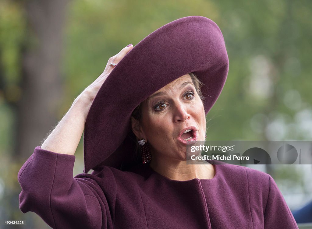 Queen Maxima Of The Netherlands Opens International Hands On! Conference