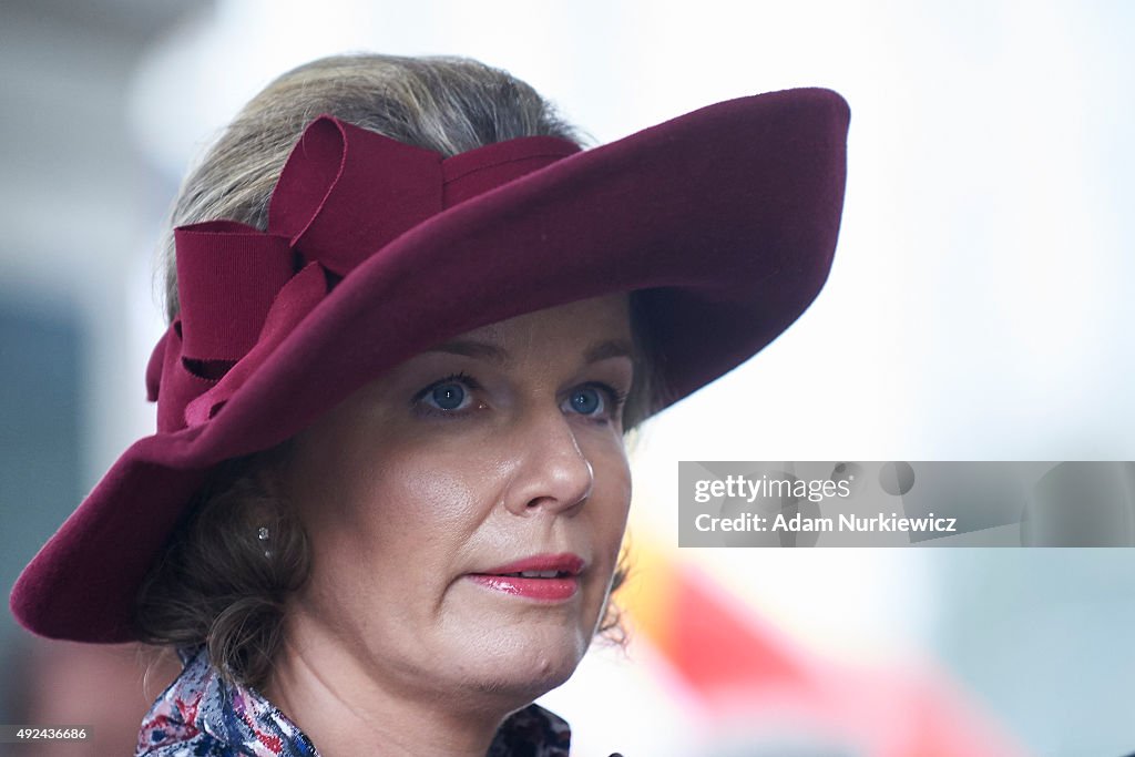 King Philippe And Queen Mathilde Visit Poland