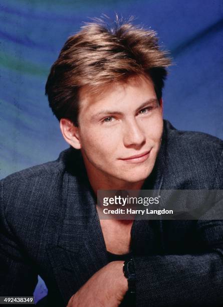 ActorChristian Slater poses for a portrait in 1998 in Los Angeles, California.