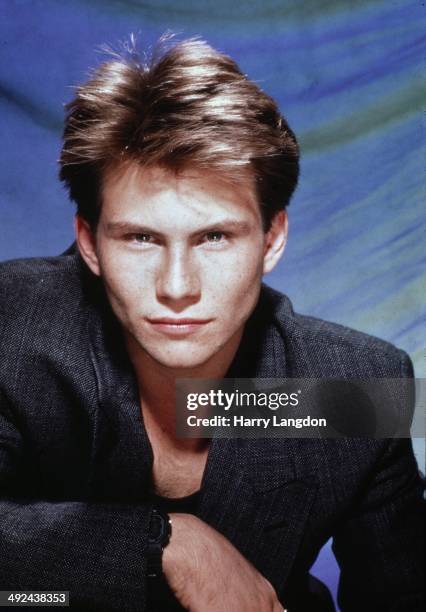 ActorChristian Slater poses for a portrait in 1998 in Los Angeles, California.