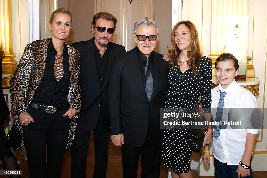 Harvey Keitel Receives The Medal Of Commander Of Arts And Letters In Paris