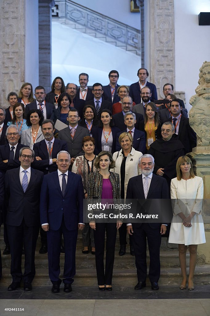 Queen Letizia of Spain Inaugurates the 10th International Seminar of Language and Journalism