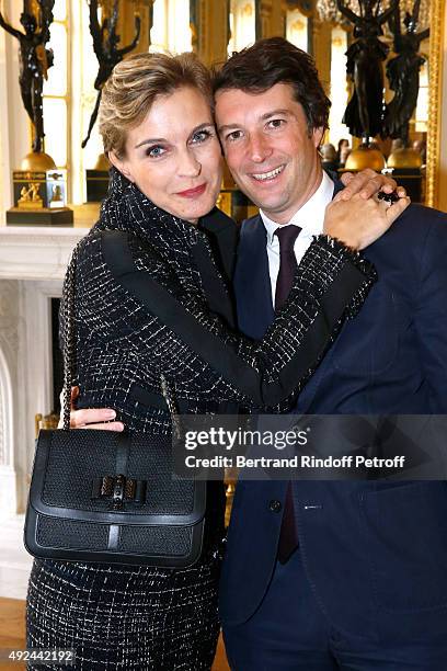 Melita Toscan du Plantier and her Nephew, Advisor Communication and Media Relations for the Mayor of Paris, Arthur Toscan du Plantier attend Actor...