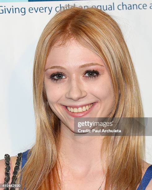 Actress Liliana Mumy attends The Teen Project's Hollywood red carpet event at The TCL Chinese 6 Theatres on October 12, 2015 in Hollywood, California.