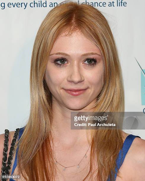 Actress Liliana Mumy attends The Teen Project's Hollywood red carpet event at The TCL Chinese 6 Theatres on October 12, 2015 in Hollywood, California.