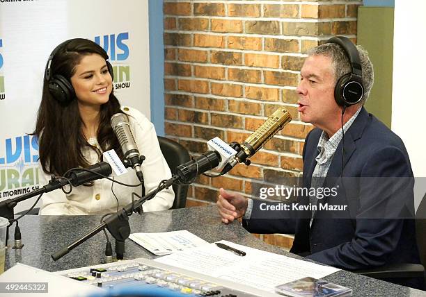 Selena Gomez visits "The Elvis Duran Z100 Morning Show" at Z100 Studio on October 13, 2015 in New York City.