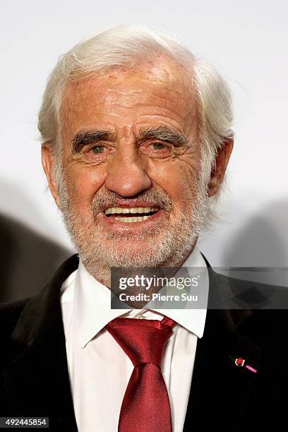 Jean Paul Belmondo attend the Opening Ceremony of the 7th Film Festival Lumiere on October 12, 2015 in Lyon, France.