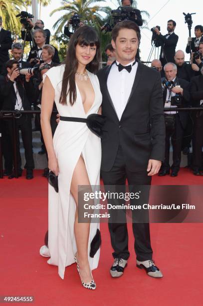 Aurelien Wiik and guest attend the "Two Days, One Night" premiere during the 67th Annual Cannes Film Festival on May 20, 2014 in Cannes, France.