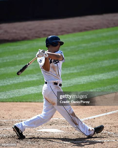 Will Venable of the San Diego Padres plays during a baseball game against the Kansas City Royals at Petco Park May 7, 2014 in San Diego, California.