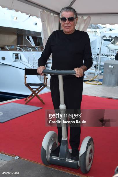 Roberto Cavalli is seen on day 6 of the 67th Annual Cannes Film Festival on May 20, 2014 in Cannes, France.