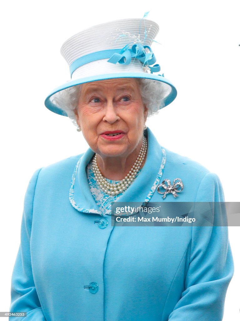 Queen Elizabeth II Visits HMS Lancaster