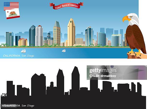 san diago - san diego stock illustrations