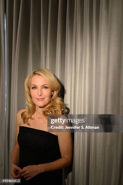Actress Gillian Anderson is photographed for Los Angeles Times on March 14, 2014 in New York City.