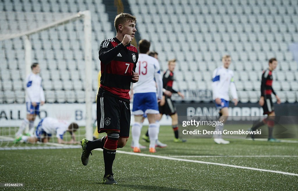 Faroe Islands U21 v Germany U21 - 2017 UEFA European U21 Championships Qualifier