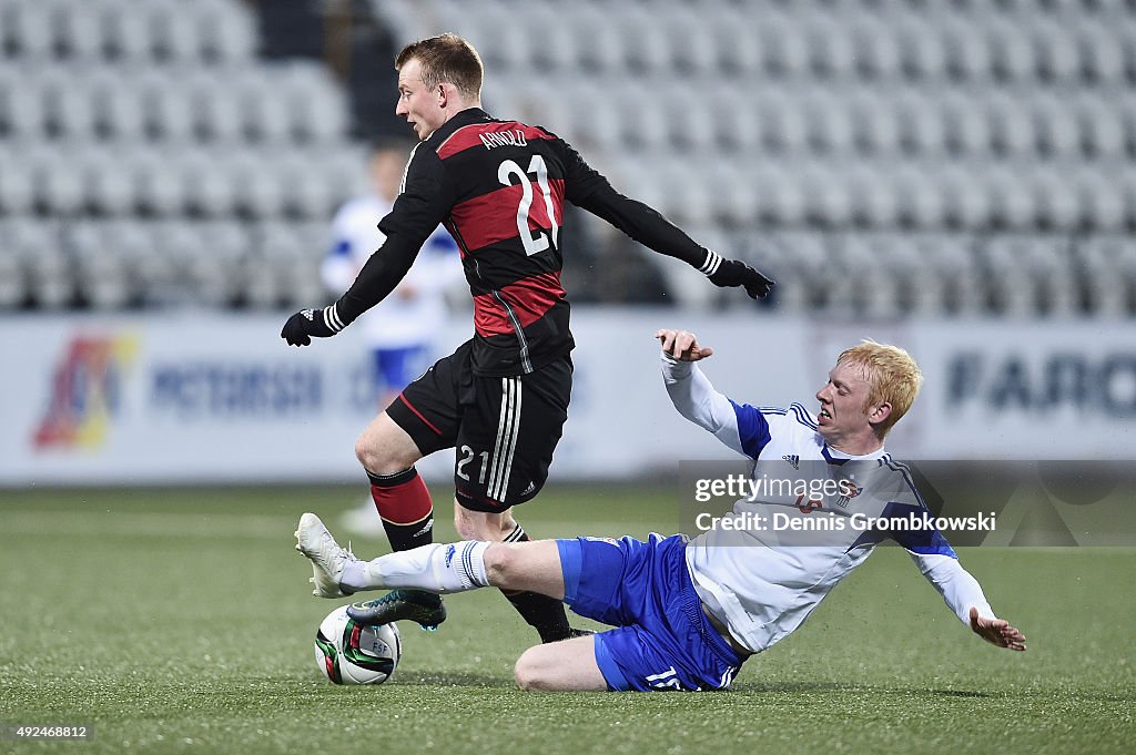 Faroe Islands U21 v Germany U21 - 2017 UEFA European U21 Championships Qualifier