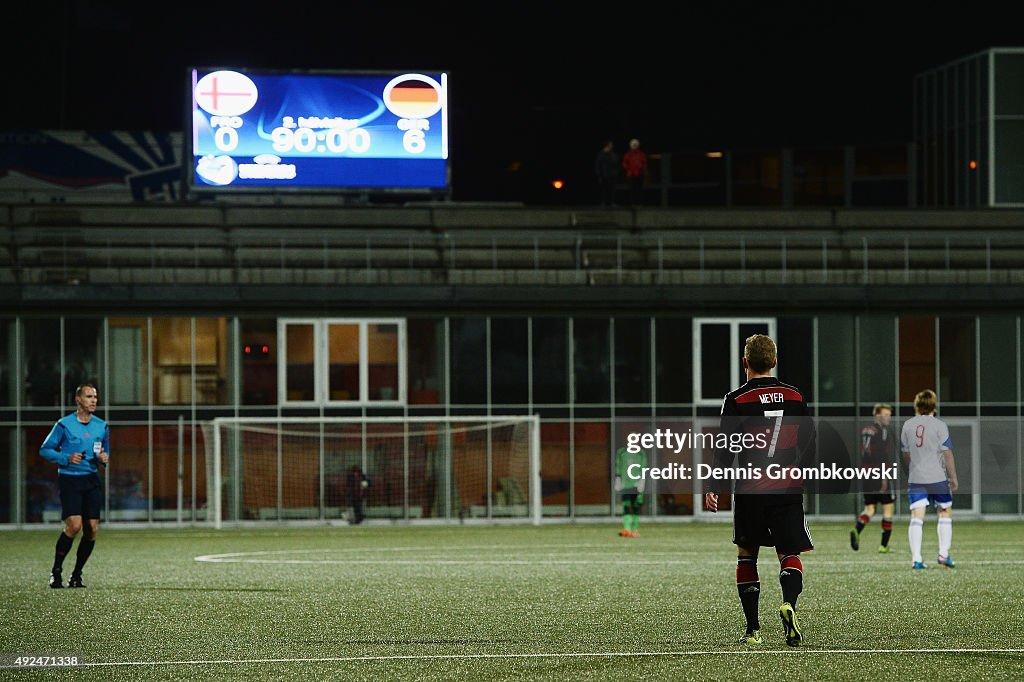 Faroe Islands U21 v Germany U21 - 2017 UEFA European U21 Championships Qualifier