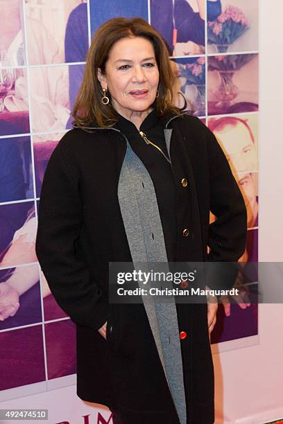 Hannlore Elsner attends the premiere for the film 'Familienfest' at Filmtheater am Friedrichshain on October 13, 2015 in Berlin, Germany.