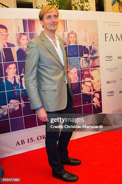 Lars Kraume attends the premiere for the film 'Familienfest' at Filmtheater am Friedrichshain on October 13, 2015 in Berlin, Germany.