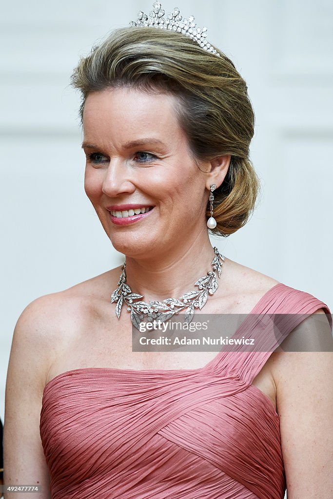 Queen Mathilde Visits Poland