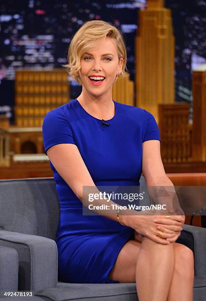 Charlize Theron Visits The Tonight Show Starring Jimmy Fallon Photos