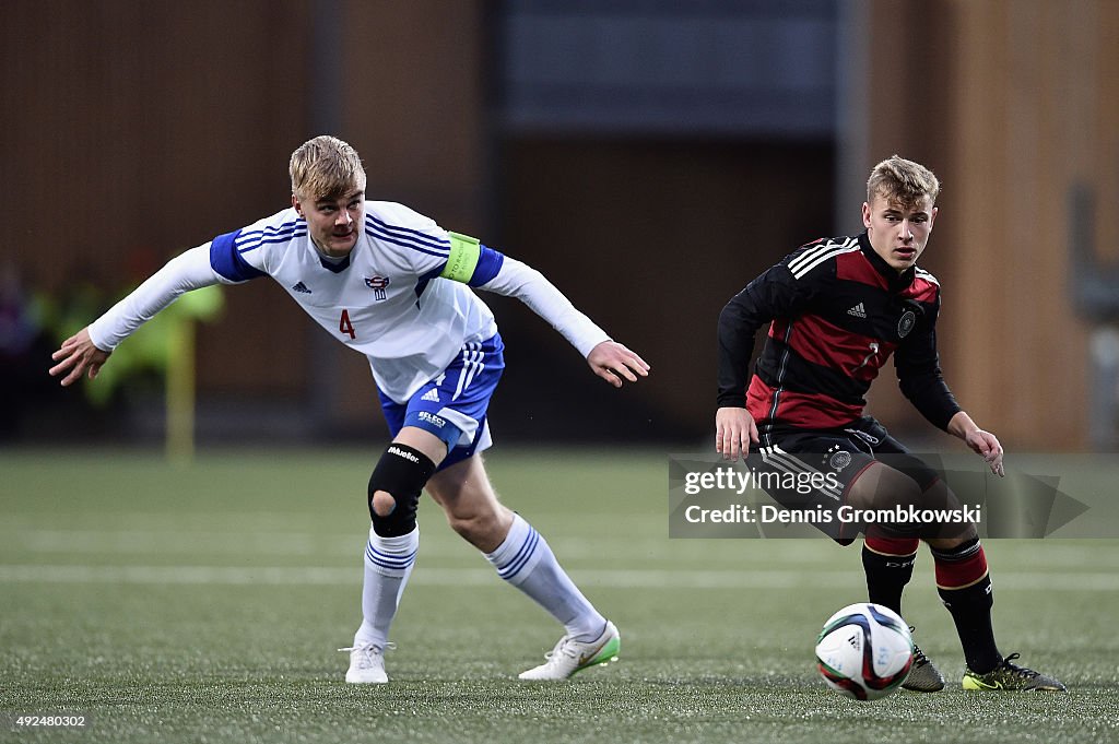 Faroe Islands U21 v Germany U21 - 2017 UEFA European U21 Championships Qualifier