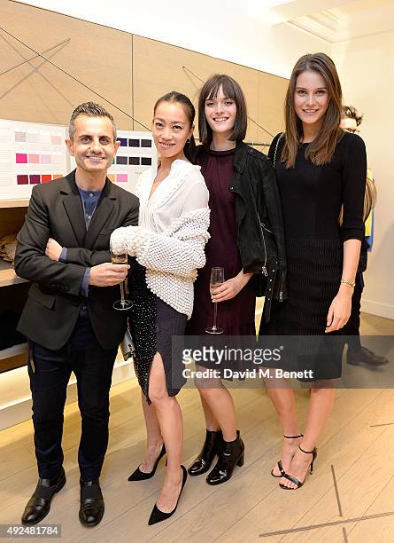 Massimo Nicosia, Yi Zhou, Sam Rollinson and Charlotte Wiggins attend the Deconstructed Project with a private dinner hosted by Caroline Issa, David...