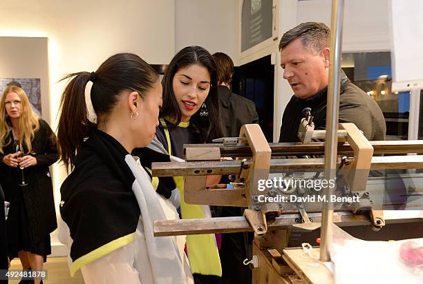 Caroline Issa attends the Deconstructed Project with a private dinner hosted by Caroline Issa, David Shrigley and Massimo Nicosia on October 13, 2015...