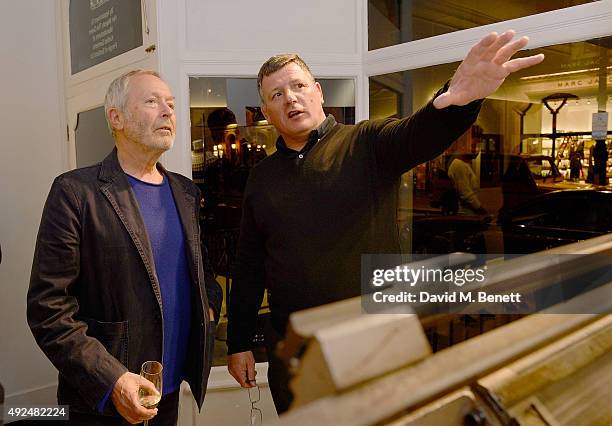 Terry Jones attends the Deconstructed Project with a private dinner hosted by Caroline Issa, David Shrigley and Massimo Nicosia on October 13, 2015...