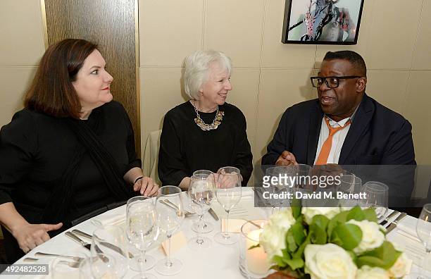 Isaac Julien attends the Deconstructed Project with a private dinner hosted by Caroline Issa, David Shrigley and Massimo Nicosia on October 13, 2015...